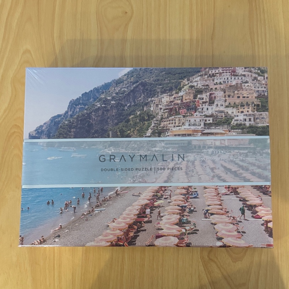Gray Malin Coastal Double-Sided Puzzle Italy Positano